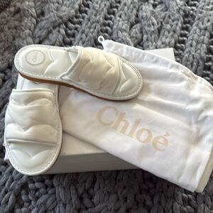 NWT chloe slide with box & dust bag